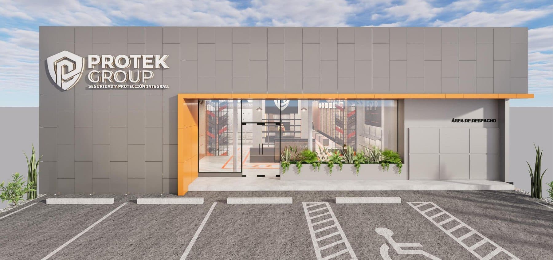 Fachada de la sede de PROTEK GROUP en la Avenida 4 Bella Vista, Maracaibo